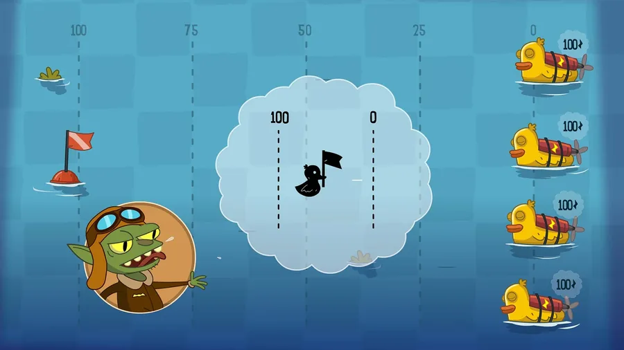 Lost in Play: minigioco subacqueo con papere meccaniche e una scala di profondità